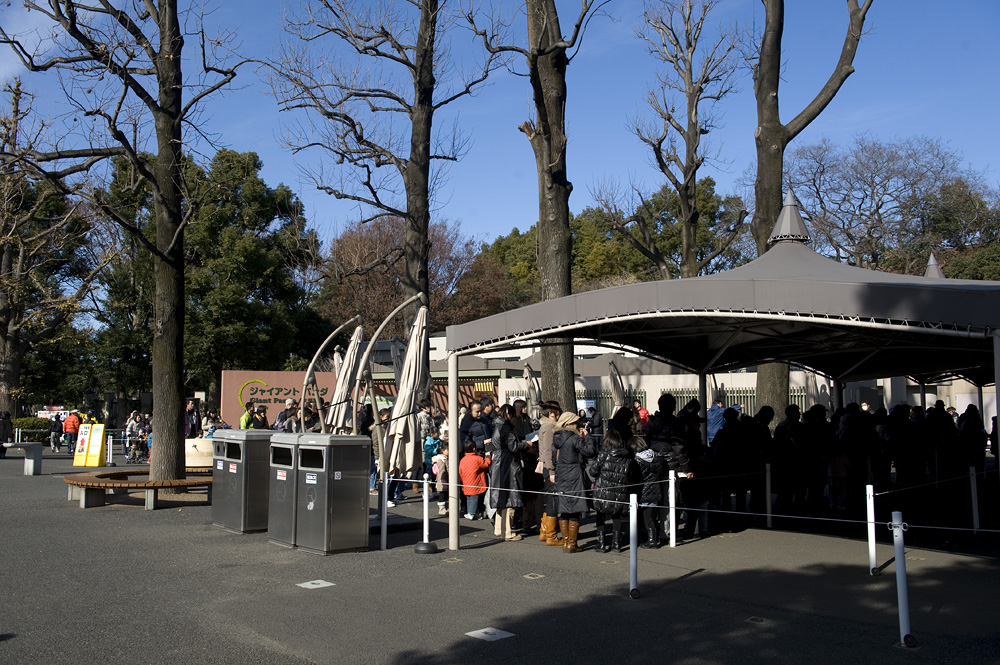 上野動物園　パンダ舎